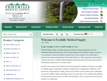 Tablet Screenshot of foothillsmedsupply.com